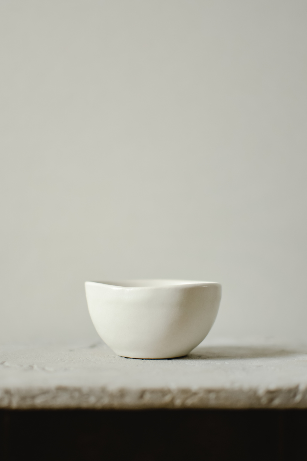 White Ceramic Bowl in Close Up Shot